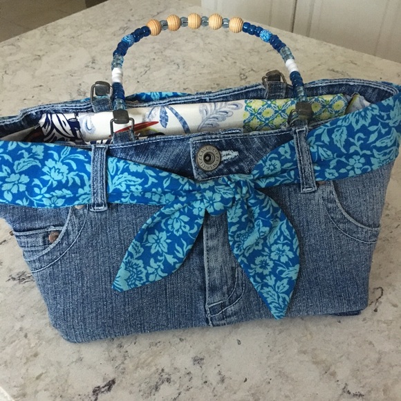 🌻 Blue Jean style bag - Picture 8 of 8